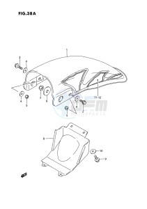 RM80 (E3) drawing REAR FENDER (MODEL N P R S)