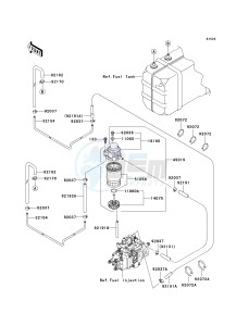 KAF 950 E [MULE 3010 TRANS4X4 DIESEL] (E8F) E8F drawing FUEL PUMP