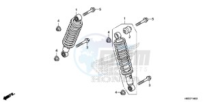 TRX420FE1F TRX420 Europe Direct - (ED) drawing FRONT CUSHION