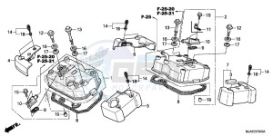 VT750CSE Shadow - VT750CS-E UK - (E) drawing CYLINDER HEAD COVER