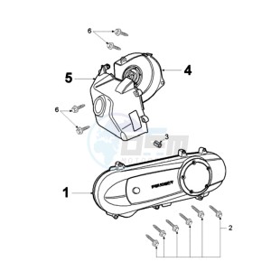 LUDIX 10 V ONE drawing CRANKCASE COVER