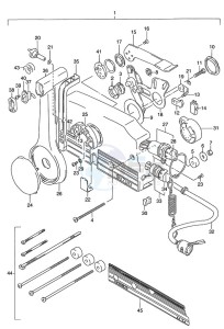 DT 140 drawing Remote Control (1986 to 1992)