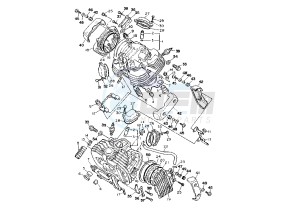 XV VIRAGO 535 drawing CYLINDER HEAD