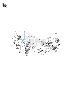 F7 (-A) 175 drawing TURN SIGNALS -- F7-B- -