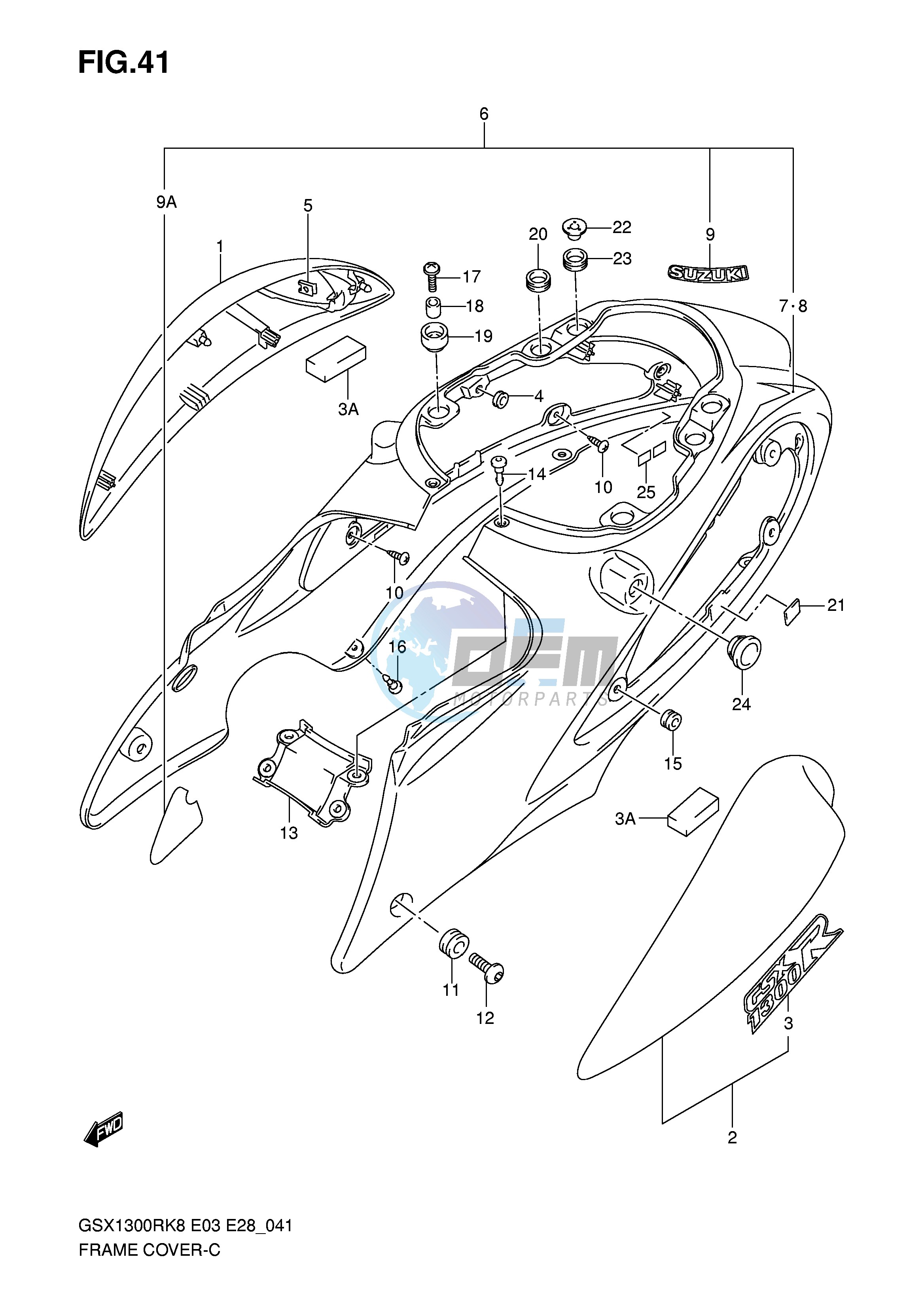 FRAME COVER (MODEL K8)