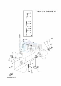 FL150DET drawing PROPELLER-HOUSING-AND-TRANSMISSION-4