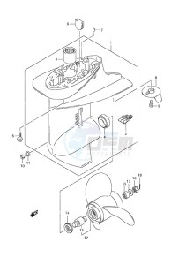 DF 25 V-Twin drawing Gear Case