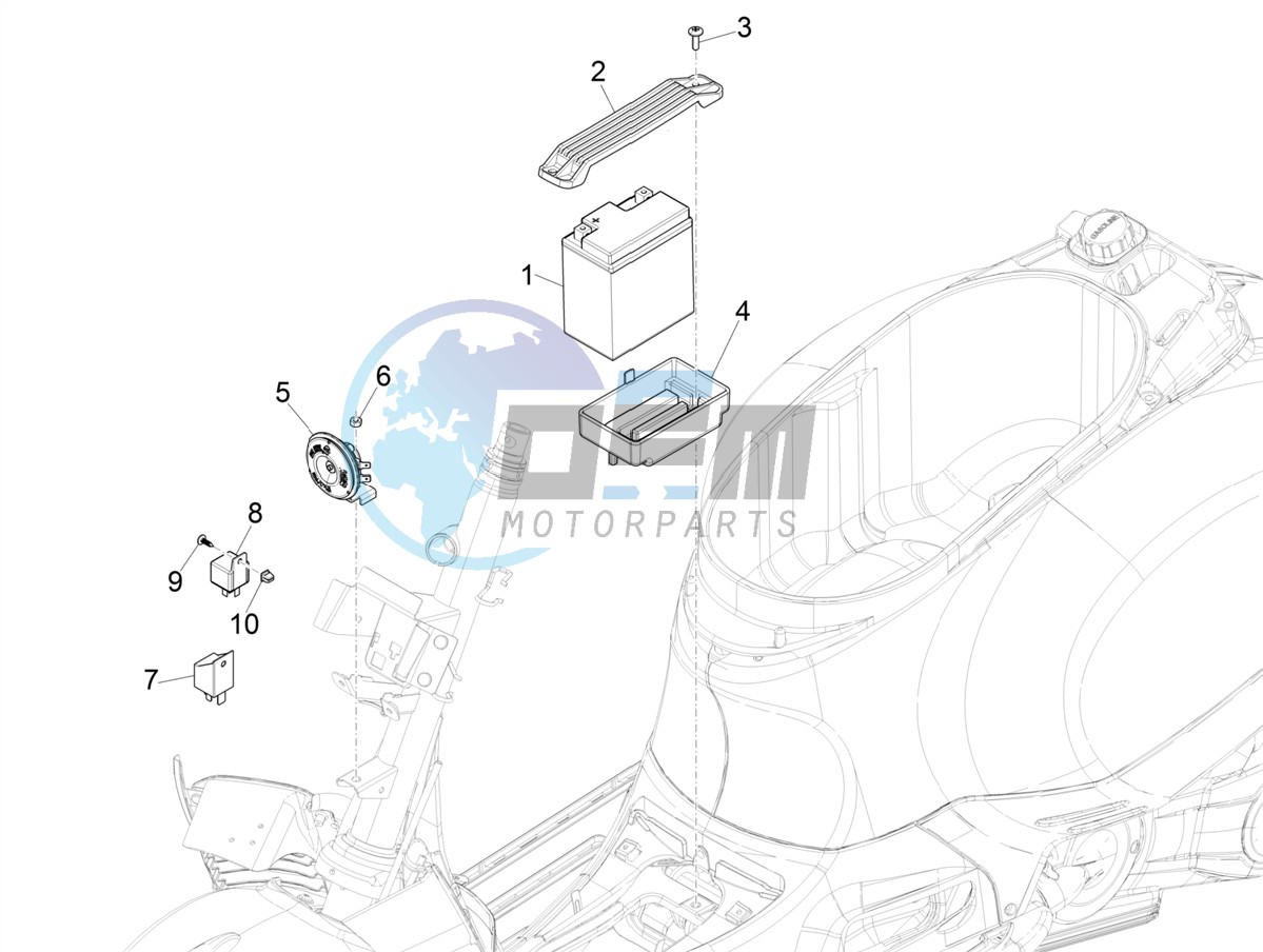 Remote control switches - Battery - Horn