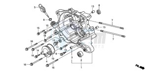 NVS502SH drawing RIGHT CRANKCASE