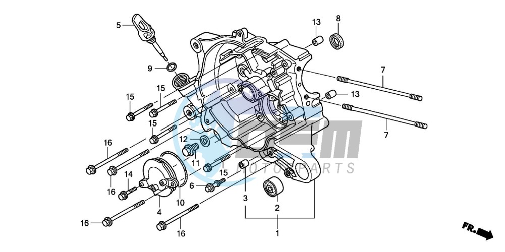 RIGHT CRANKCASE