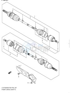 LT-A750X (P28-P33) drawing FRONT DRIVE SHAFT