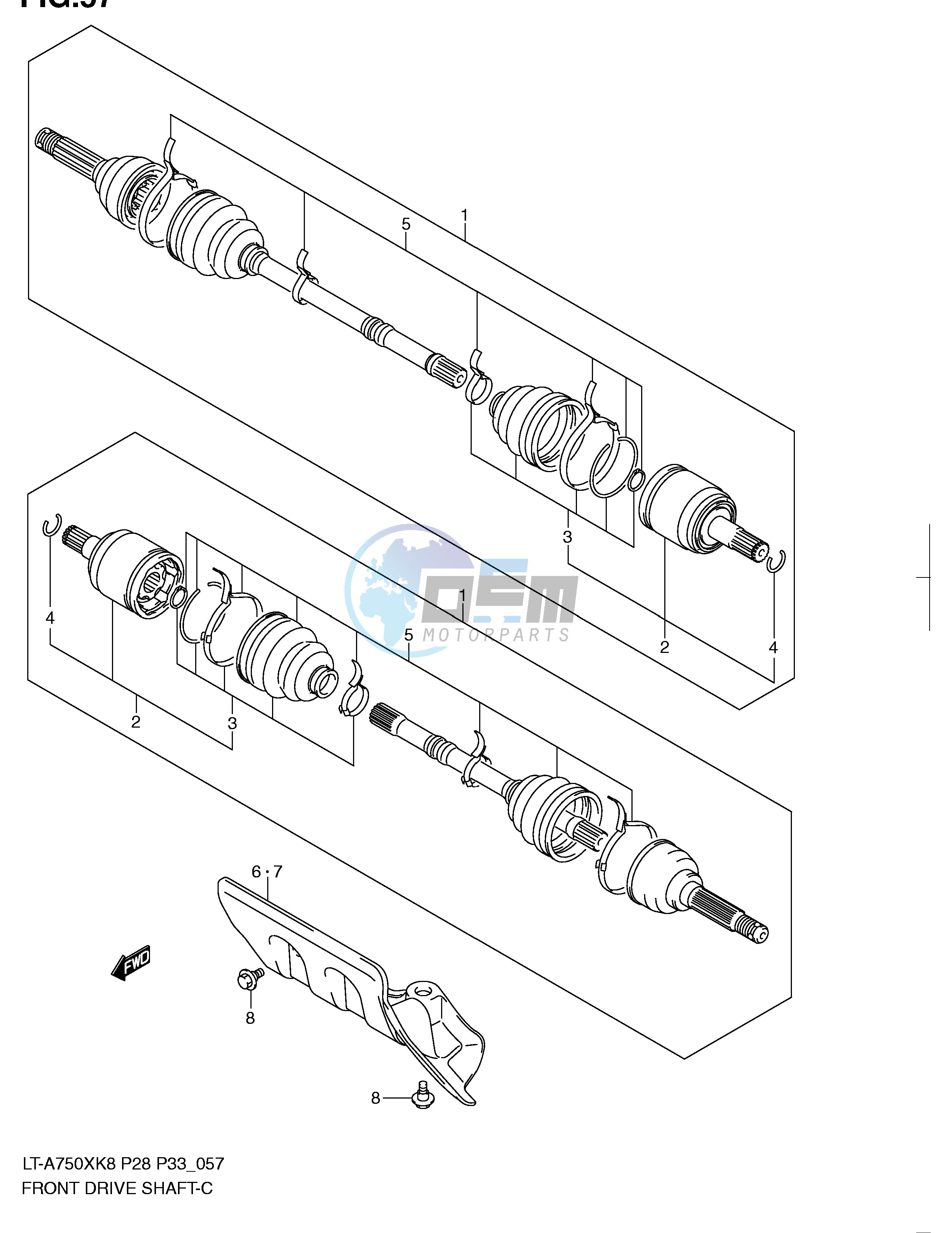 FRONT DRIVE SHAFT