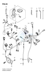 DL650 (E3) V-Strom drawing WIRING HARNESS (DL650L1 E33)