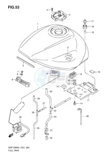 GSF-1250S ABS BANDIT EU drawing FUEL TANK