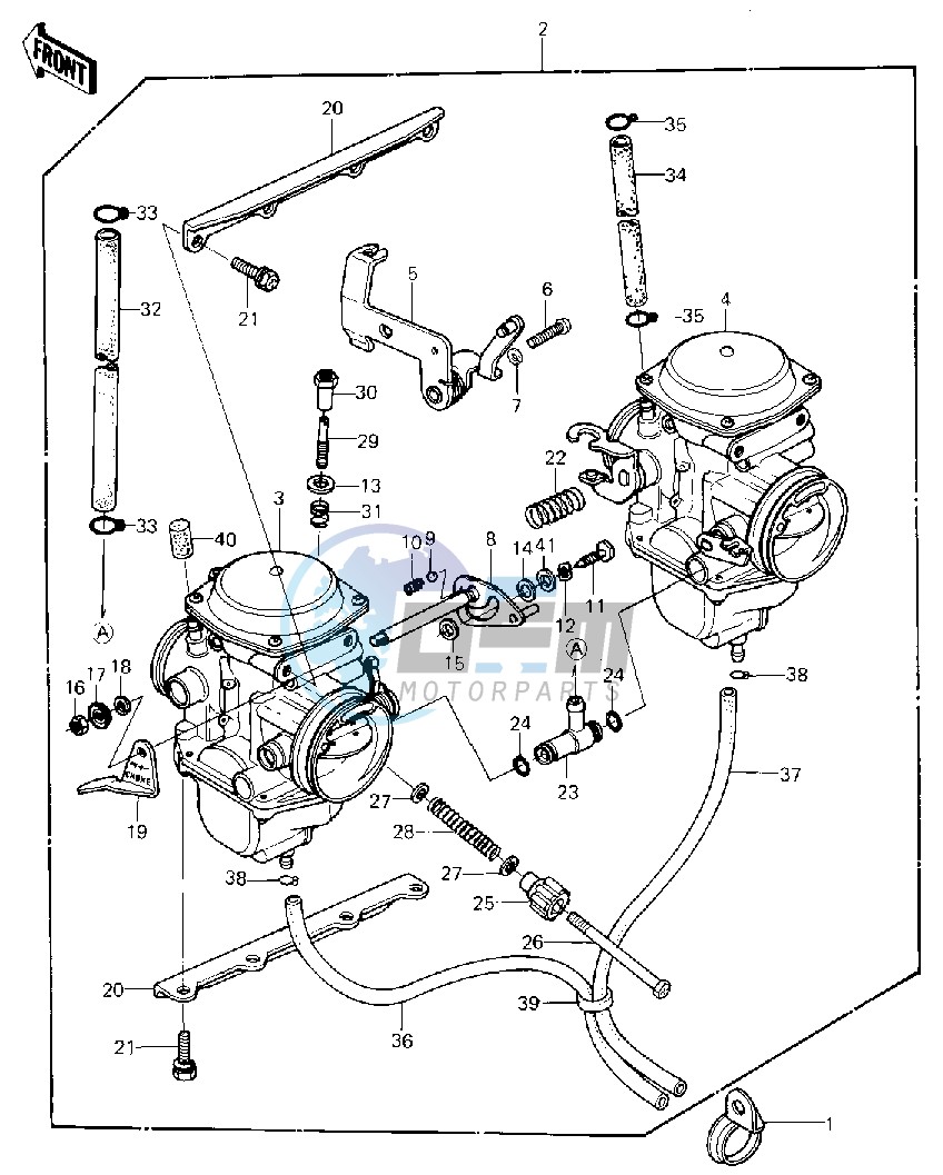 CARBURETOR ASSY -- 80 D1- -