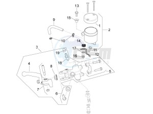 RSV4 1000 RR E4 ABS (APAC) drawing Front master cilinder