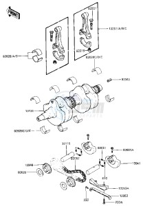 KZ 440 B (B1) drawing CRANKSHAFT_BALANCER -- 81 B2- -