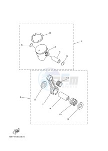 YZ125 (1SRT) drawing OPTIONAL PARTS 1