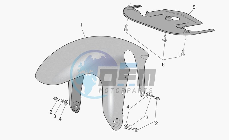 Front mudguard