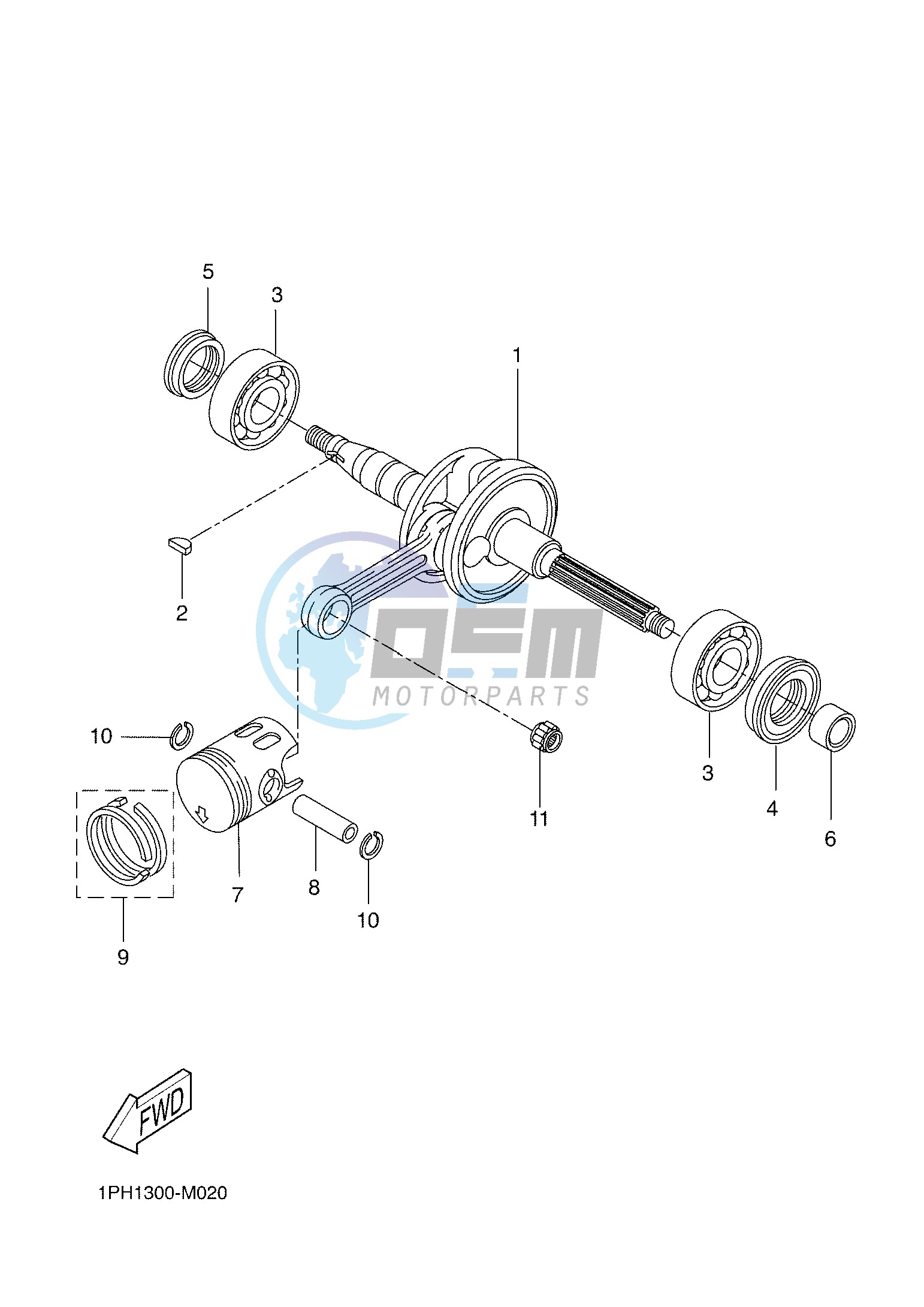 CRANKSHAFT & PISTON