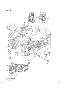 UH125 BURGMAN EU drawing CRANKCASE