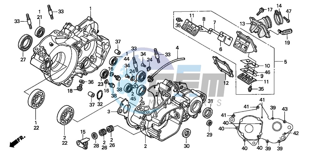 CRANKCASE (CR250R2)