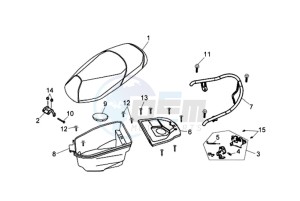 CELLO 125 drawing HELMET BOX