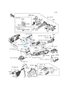 NINJA_ZX-6R ZX636EDF FR GB XX (EU ME A(FRICA) drawing Chassis Electrical Equipment