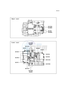 VERSYS KLE650CBF GB XX (EU ME A(FRICA) drawing Crankcase Bolt Pattern