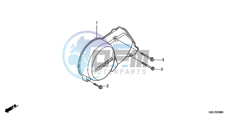 LEFT CRANKCASE COVER