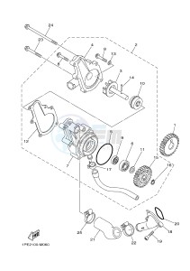 YFM700R YFM70RSBJ RAPTOR 700 (2LSE) drawing WATER PUMP