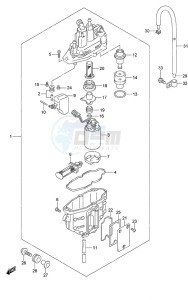 DF 70A drawing Fuel Vapor Separator