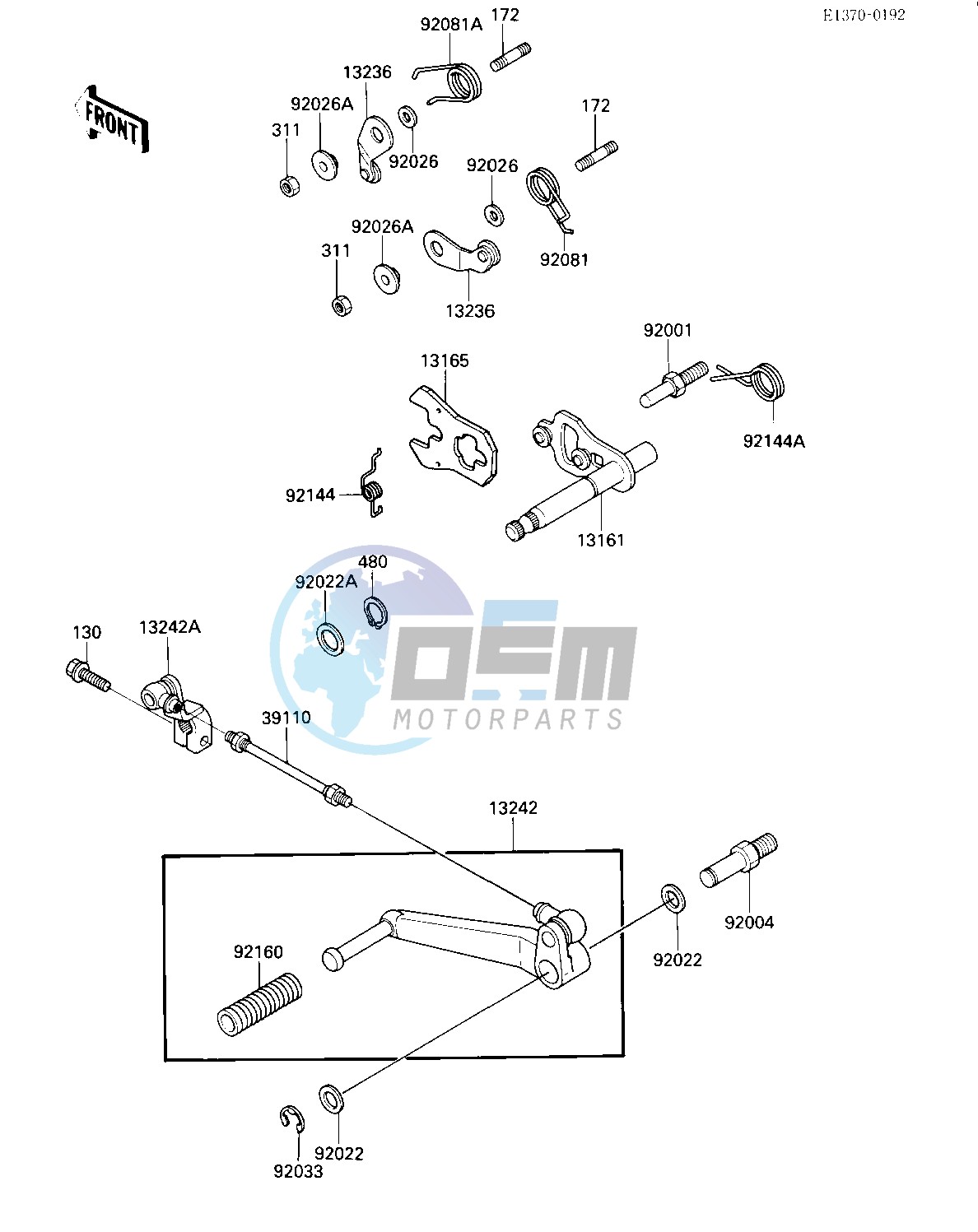 GEAR CHANGE MECHANISM