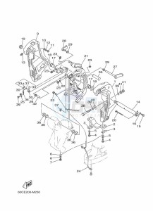 F100BETL drawing FRONT-FAIRING-BRACKET