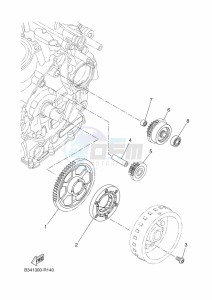 XSR700 MTM690-U (BJW1) drawing STARTER