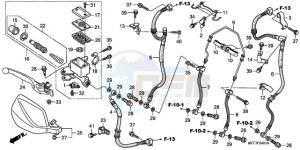 XL700VA9 Europe Direct - (ED / ABS) drawing FR. BRAKE MASTER CYLINDER (ABS)