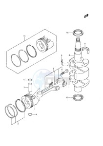 DF 8A drawing Crankshaft