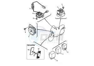 XJ S DIVERSION 900 drawing ELECTRICAL DEVICES