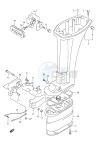 DF 9.9 drawing Driveshaft Housing