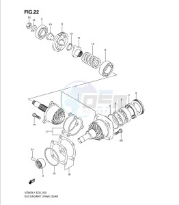 VZ800L1 drawing SECONDARY DRIVE GEAR