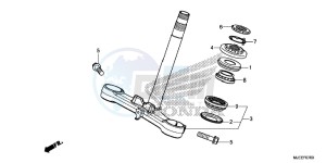 CB650FAE CB650FA 2ED drawing STEERING STEM