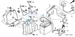 TRX680FAC drawing BATTERY