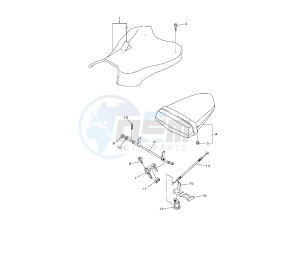 YZF R6 600 drawing SEAT