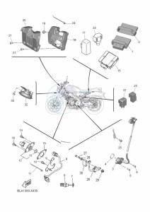 XSR125 LEGACY MTM125-C (BLA1) drawing ELECTRICAL 2