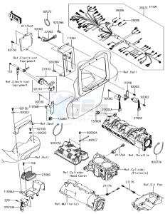 JET SKI ULTRA 310LX JT1500MGF EU drawing Fuel Injection