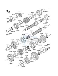 Z1000 ZR1000A6F FR GB XX (EU ME A(FRICA) drawing Transmission