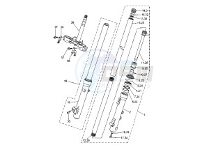 XT R 660 drawing FRONT FORK