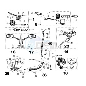 FIGHT RW3 drawing BRAKE SYSTEM