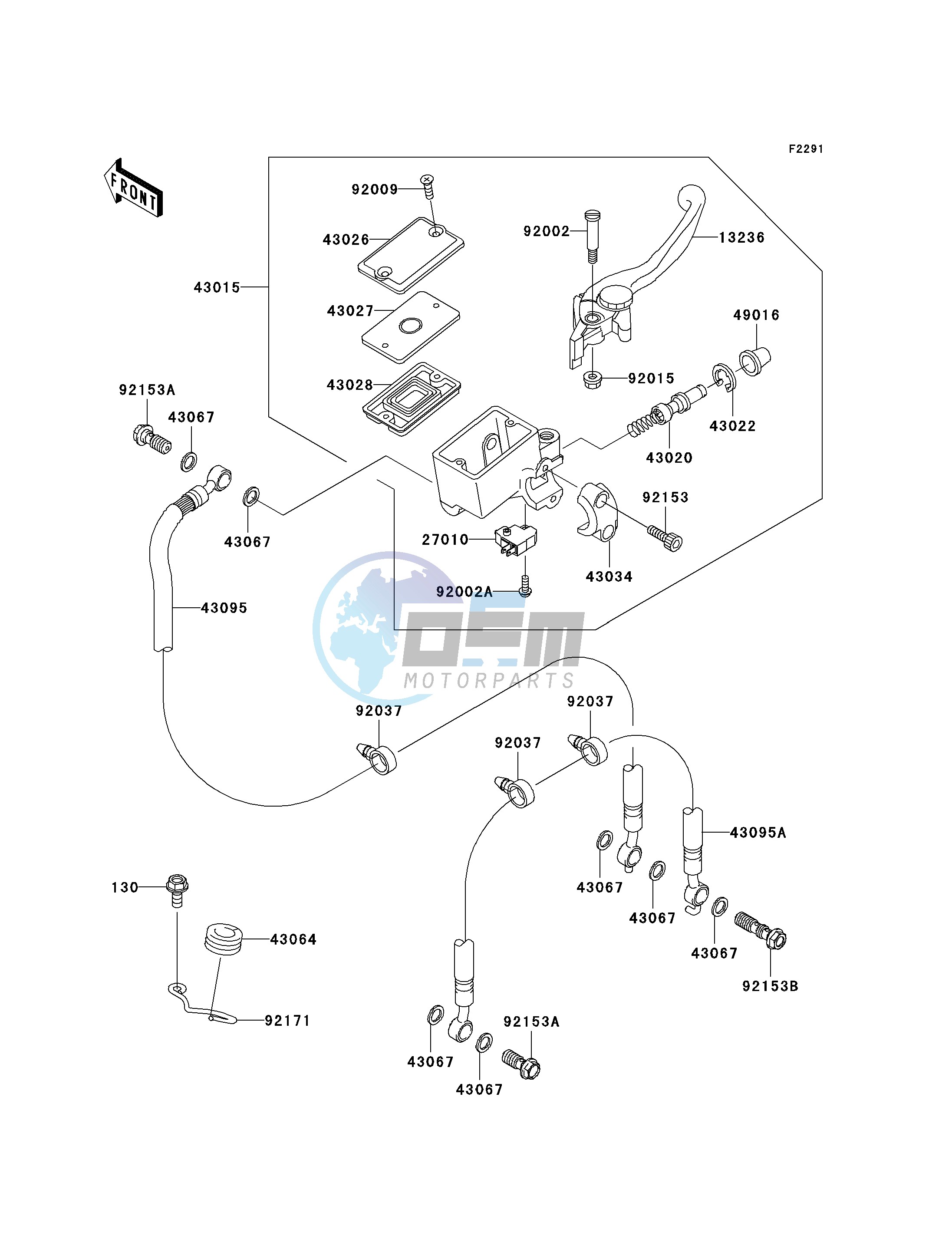 FRONT MASTER CYLINDER