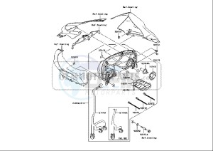 ZX-10R NINJA - 1000 cc (EU) drawing HEADLIGHT